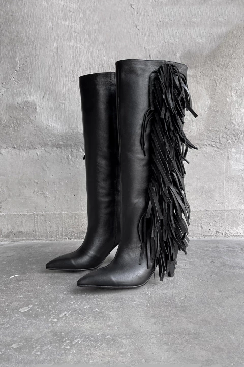 BOTA N72 CUERO NEGRO - comprar online