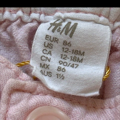 Shorts de algodón rosa H&M 12-18 Meses - comprar online