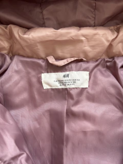 Campera puffer rosa pálido H&M 8-10 Años - comprar online