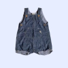 Jardinero de jean con interior rayado H&M - 4-6M