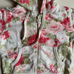 Campera de algodón floreada Little Akiabara - 3-6M en internet