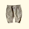 Pantalón finito beige con cintura elástica Zara -3-6M