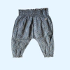 Pantalón finito floreado azul con cintura elástica BabyCottons - 3-6M