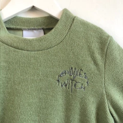 Remera manga larga verde Buddies - 12A en internet