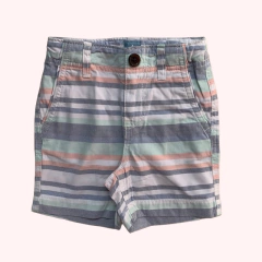 Bermuda con cintura ajustable rayada blanca Gap - 12-18M