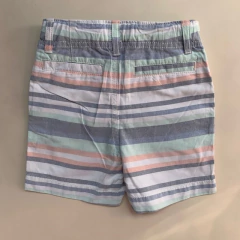 Bermuda con cintura ajustable rayada blanca Gap - 12-18M en internet