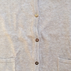Saco de hilo de algodón con botones y bolsillos beige Zara - 2-3A en internet