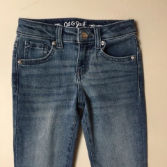 Pantalón de jean skinny semi elastizado azul con cintura ajustable Cat&Jack - 6A - comprar online