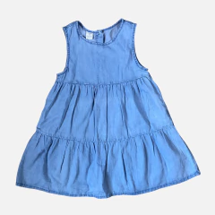 Vestido de jean sin mangas con volados Cheeky - 6A - comprar online