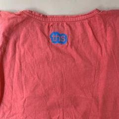 Remera manga corta de algodón "L X V E" naranja THS - 7A - Comunidad Vestireta