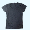 Remera manga corta de algodón gris Vlack - 8A