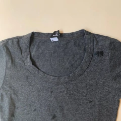 Remera manga corta de algodón gris Vlack - 8A - comprar online
