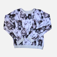 Buzo de algodón estampado de gatitos H&M - 6-8A - comprar online