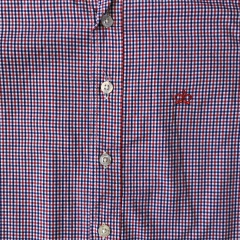 Imagen de Camisa manga corta cuadrille azul y rojo Paula Cahen D´Anvers - 10A