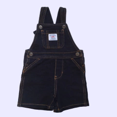 Jardinero de jean con parche "Big Chief" azul oscuro Carter's - 12M