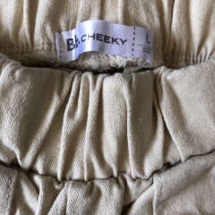 Pantalón de gabardina finito con cintura elástica beige Cheeky - 9 m - tienda online