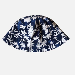 Conjunto de enterito manga corta y gorro azul floreado Gap - 18-24M - comprar online