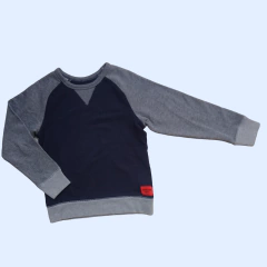 Buzo de algodón gris y azul OshKosh - 7A