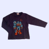 Remera manga larga de algodón azul "Robot" Grisino - 3-4A
