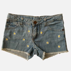 Short de jean con cintura elástica "Margaritas" Cheeky - 10A - comprar online