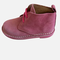 Botas de gamusa acordonadas rosa Mimo *NUEVO* - 29(20cm) en internet