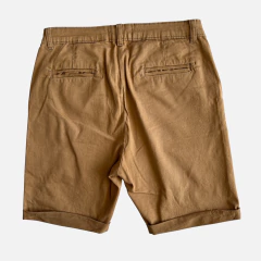 Bermuda de gabardina elastizada marrón Harvey & Willy´s - 16A - tienda online