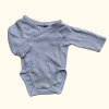 Body manga larga de algodón rayado H&M - 0-3M