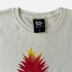 Remera de algodón manga corta blanca "Monstruo" Rusty - 4A - Comunidad Vestireta