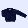 Saco de hilo de algodón azul a lunares Carter's - 12M