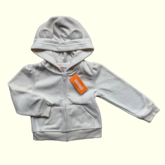 Campera de polar blanco Gymboree *NUEVO* - 2-3A