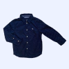 Camisa manga larga azul a lunares H&M *NUEVO* - 5-6A