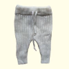 Pantalón de hilo de algodón blanco con cintura elástica Mini Anima *NUEVO* - 9-12M