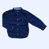Camisa manga larga azul a lunares H&M - 3-4A