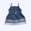 Vestido sin mangas de jean finito y cintura elástica Carter's - 9-12M