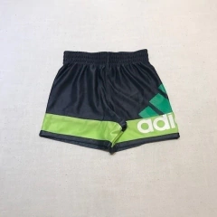 Short dry fit gris con raya verde Adidas - 3M