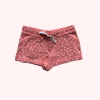 Short de algodón rosa a lunares con cintura elástica Carter's - 12-18M