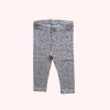 Pantalón de algodón floreado con cintura elástica H&M - 9-12M
