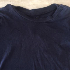 Remera manga larga de algodón azul H&M - 2-4M en internet