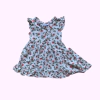 Vestido de algodón manga corta floreado con botones y bombachudo Daisy Fuentes - 9-12M