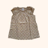 Vestido manga corta estampado "Flamencos" dorado H&M - 6-9M
