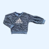 Buzo de algodón estampado celeste Adidas - 3-4A