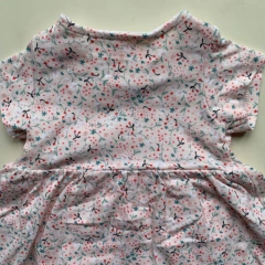 Vestido manga corta de algodón floreado con body H&M - 0-3M en internet