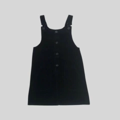 Vestido sin mangas de corderoy negro Mango - 8A - comprar online