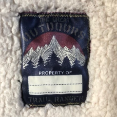 Campera verde con interior de corderito blanco y capucha con piel F&F - 24M - tienda online