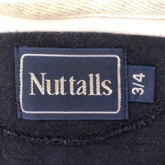 Imagen de Remera de algodón manga larga rayada azul y blanca "Oxford university" Nuttalls - 3-4A