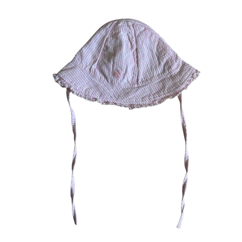 Gorro rayado rosa y blanco Baby Cottons -3-6M - comprar online