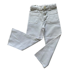 Pantalón de jean blanco con cintura ajustable Zara - 4-5A - comprar online