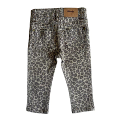 Pantalón de jean estampado animal print con cintura ajustable Cheeky - 6-9M - tienda online