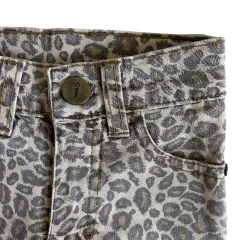 Pantalón de jean estampado animal print con cintura ajustable Cheeky - 6-9M en internet
