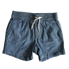 Short azul jaspeado con cintura ajustable Gap - 18-24M - comprar online